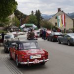 Oldtimerausfahrt mit Sonderprüfung am Marktplatz