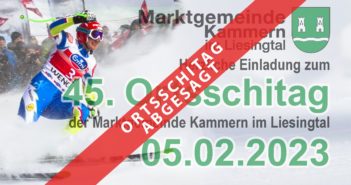 Kammerner Ortsschitag leider abgesagt!