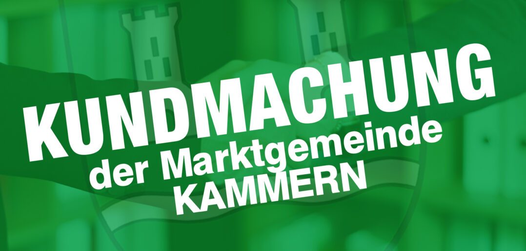 Kundmachung Kammern Marktgemeinde